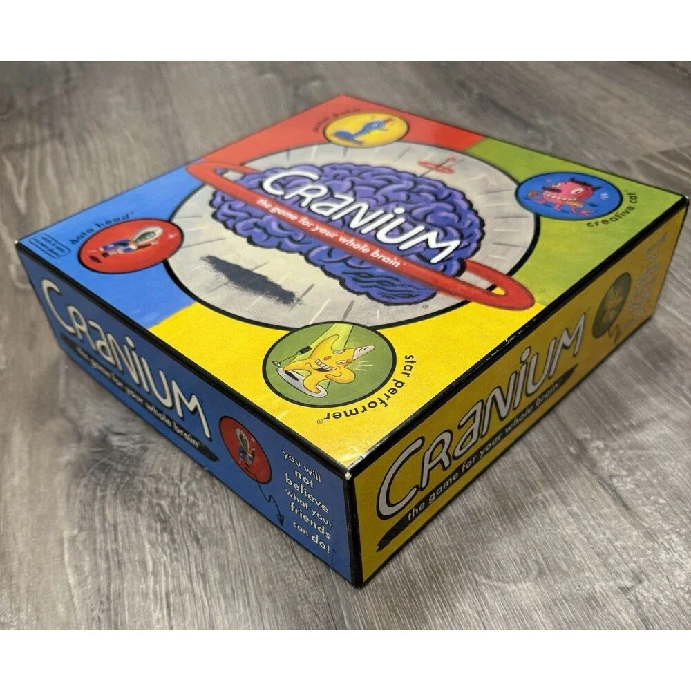 Cranium Board Game Team Play Family Night Y2K Nostalgia VTG 2002 Gary‎ Baseman